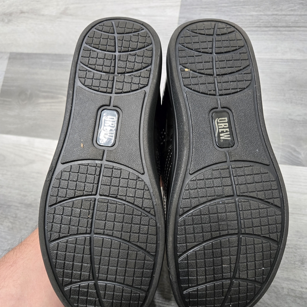 Drew Women’s Black Metallic Mary Jane Comfort Shoes - Picture 6 of 7
